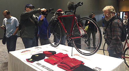 photo of Italian Bicycle display at North American Handmade Bicycle Show 