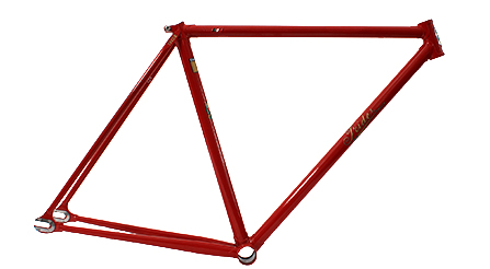  photographic proof of IRIDE high performance frame and components lightest steel track bike frame kit, with fork and headset.photo documentation